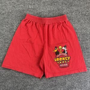 Vintage 1994 Kids Shorts Looney Tunes Wear Limited Warner Bros Kids Size Small